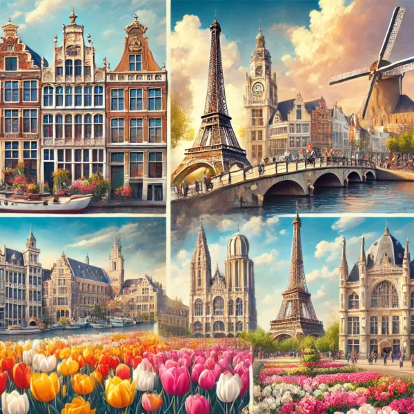 Holanda Florida com Bélgica e França