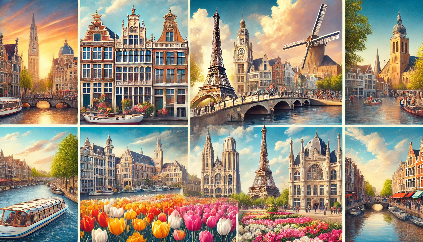 Holanda Florida com Bélgica e França