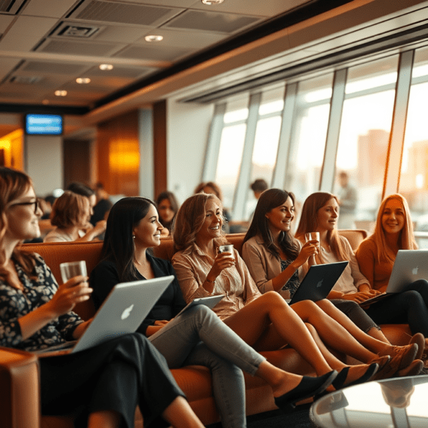 Turismo ganha prioridade entre mulheres e o uso de salas VIP cresce mais de 60% no Brasil