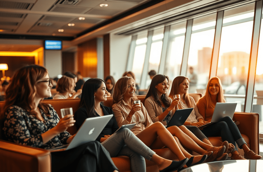 Turismo ganha prioridade entre mulheres e o uso de salas VIP cresce mais de 60% no Brasil