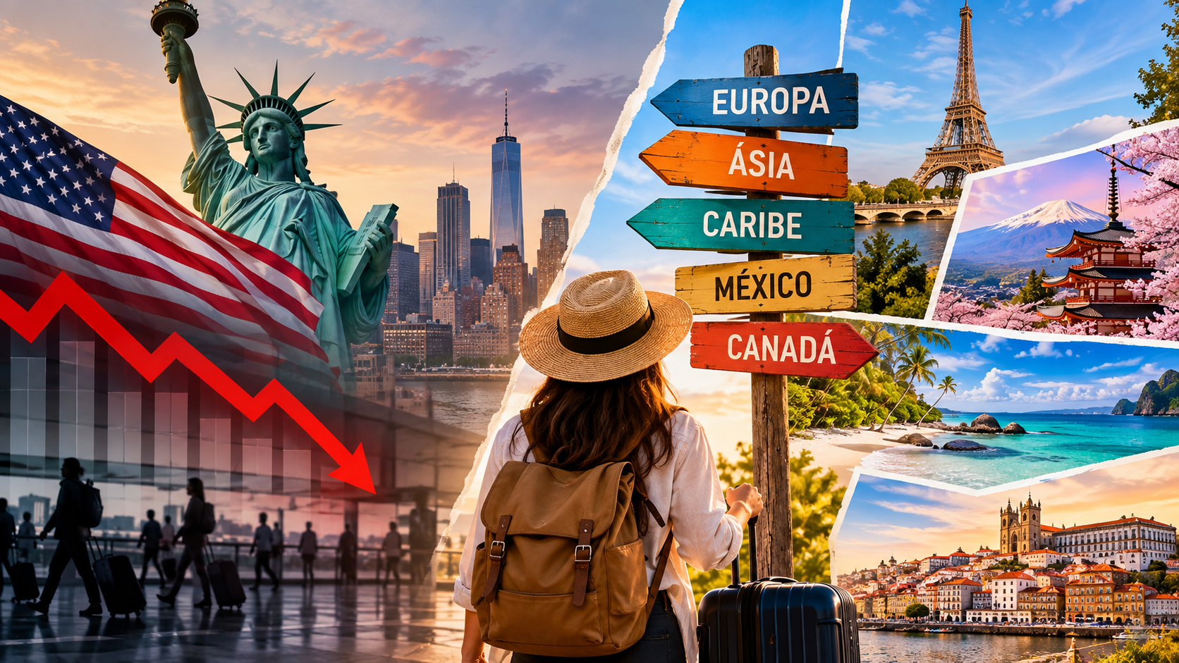 Turismo nos Estados Unidos recua em 2026: por que mais viajantes estão buscando destinos alternativos